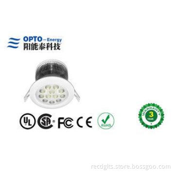 Aluminum 12W Surface Mounted LED Downlight 2800 - 3200k / L